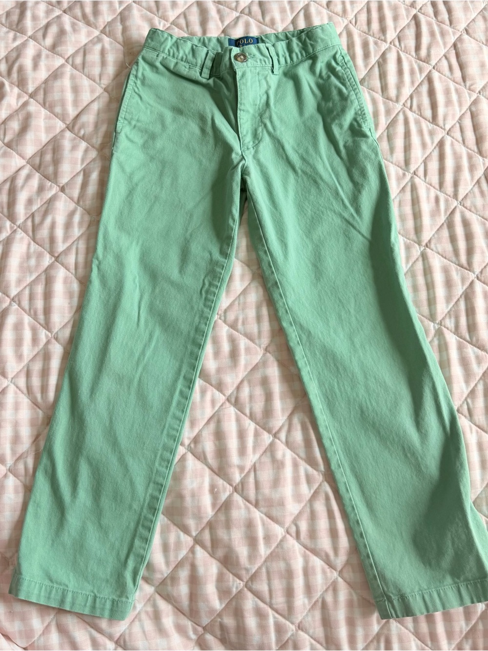 Polo by Ralph Lauren Mint Green Straight-Leg Boys Chinos